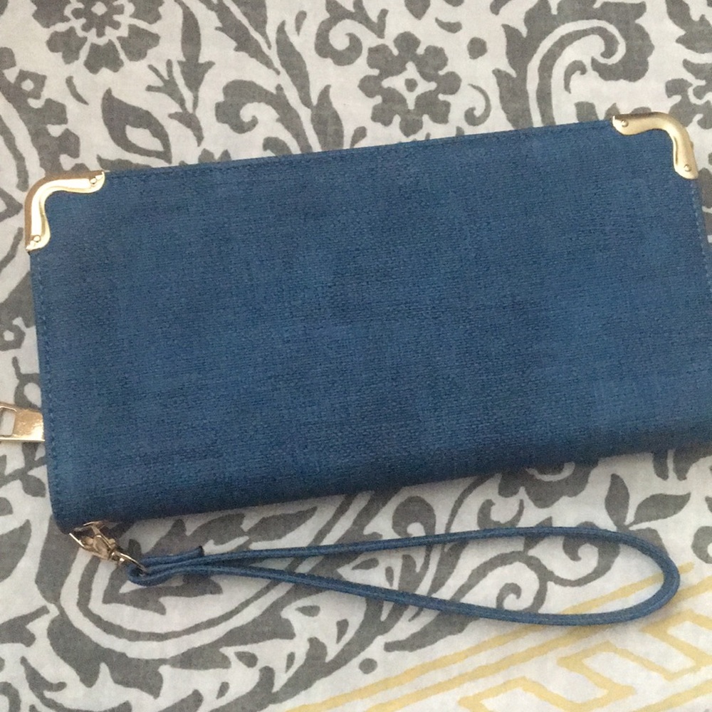 Blue wallet